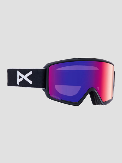 Anon M3 Black (+Bonus Lens) + MFI Goggle prcv sny rd+prcv cldy bst