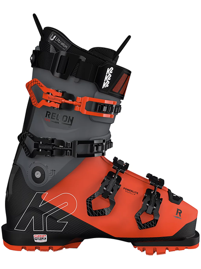 K2 Recon 130 LV Gripwalk Ski Boots orange/black