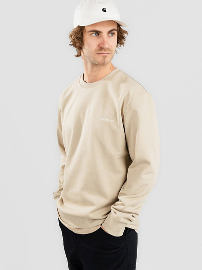Carhartt WIP Script Embroidery Sweater wall/wax