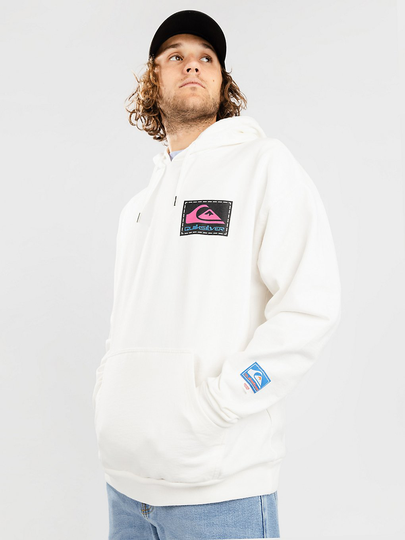 Quiksilver X Stranger Things Rainbow Hoodie white