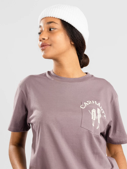 Carhartt WIP Book Pocket T-Shirt misty thistle/wax