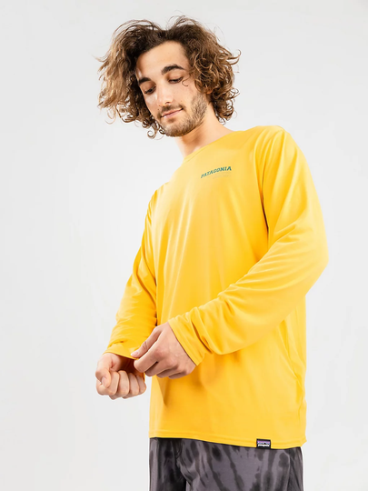 Patagonia Cap Cool Daily Graphic Longsleeve Lycra team srf actvt/saffn x/dy