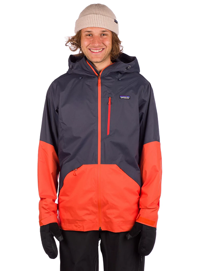 Patagonia Snowshot Jacket smolder blu w/metric orng