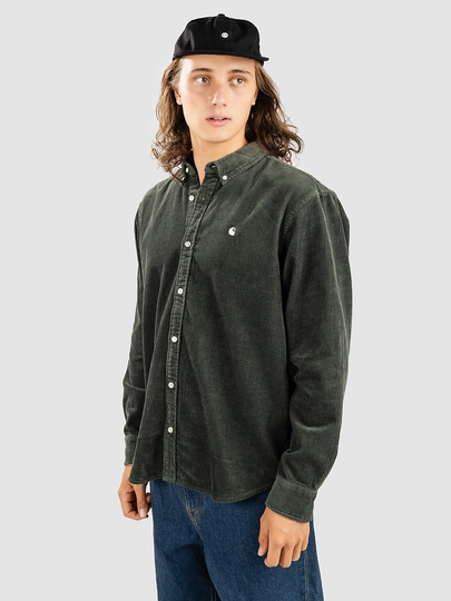 Carhartt WIP Madison Cord Shirt boxwood/wax