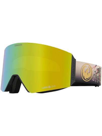 Dragon RVX OTG Edo (+Bonus Lens) Goggle gold ion + lght rose