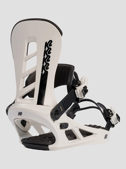 K2 Sonic 2023 Snowboard Bindings off white
