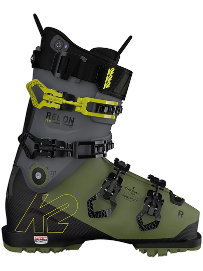 K2 Recon 120 MV Heat Gripwalk Ski Boots green/black