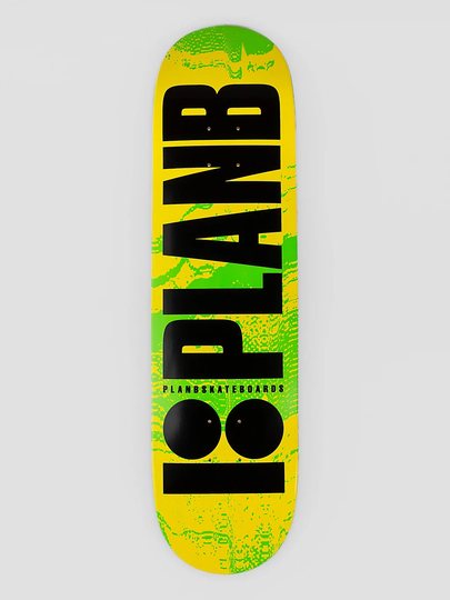 Plan B Team Original 8.25" Skateboard Deck fluor green