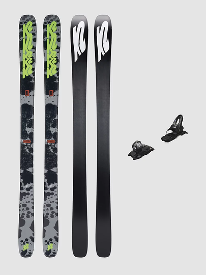 K2 Reckoner 92mm 169 + Squire 10 2023 Ski Set black/anthracite