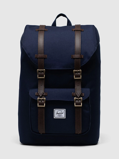 Herschel Little America Mid-Volume Backpack peacoat/chicory coffee