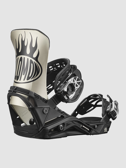 Salomon District Pro Team 2023 Snowboard Bindings metallic gold