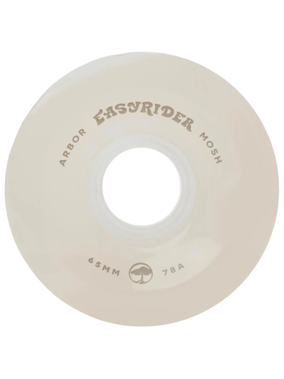 Arbor Easyrider Mosh 78a 65mm Wheels ghost white
