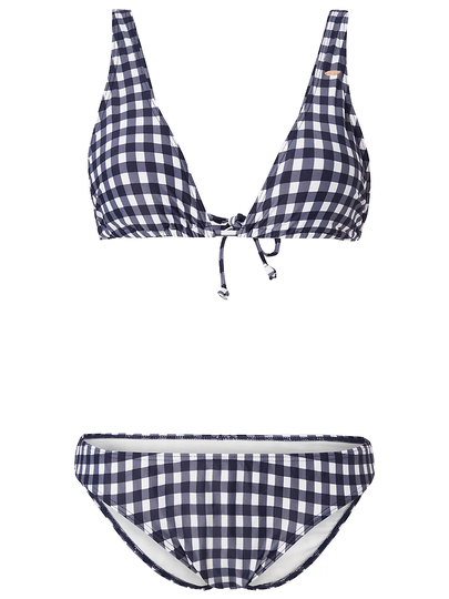 O'Neill Tahiti Rita B Cup Bikini Set blue aop w/white