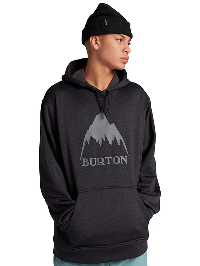 Burton Oak Hoodie true black heather