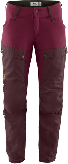 Keb Trousers Women Tummanpunainen 36