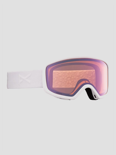Anon Deringer White (+Bonus Lens) Goggle perceive cloudy pink