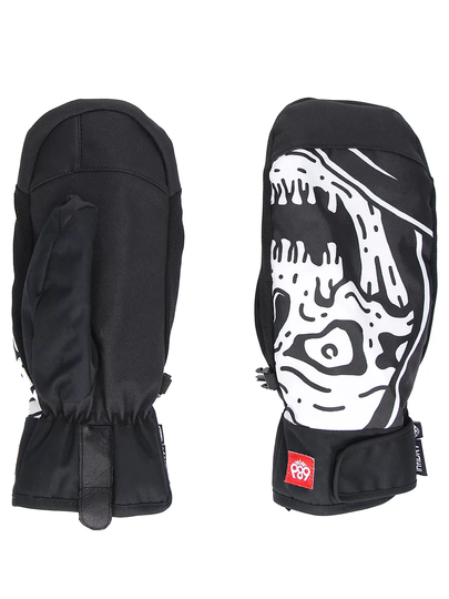 686 Mountain Mittens sketchy tank skull