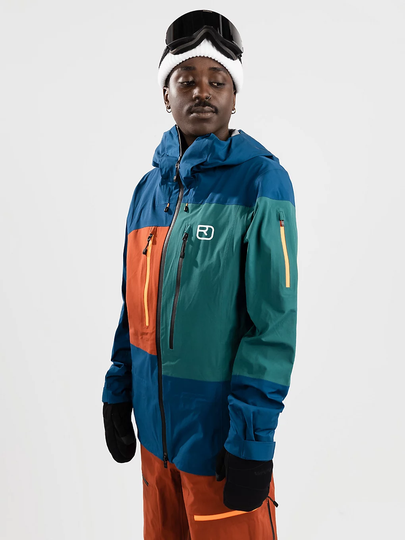 Ortovox 3L Deep Shell Jacket petrol blue