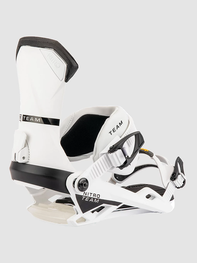 Nitro Team 2023 Snowboard Bindings white