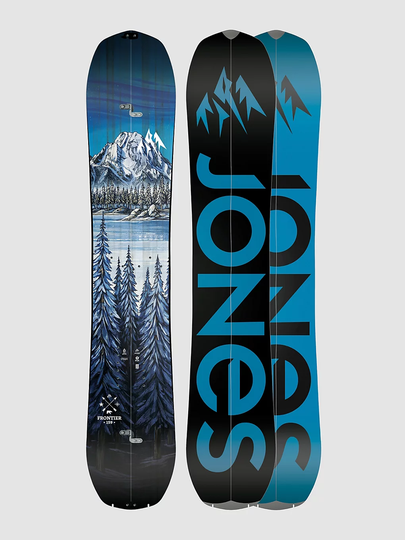Jones Snowboards Frontier 158W 2023 Splitboard black