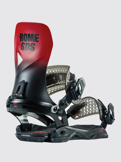 Rome Vice 2023 Snowboard Bindings agent black/red