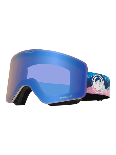 Dragon R1 OTG Mountain Bliss (+Bonus Lens) Goggle ll flashblue+ll dksmk