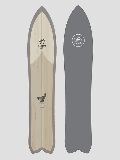 Elevated Surf Craft Whiskey Jack 5'2 / 157,5 2023 Snowboard uni