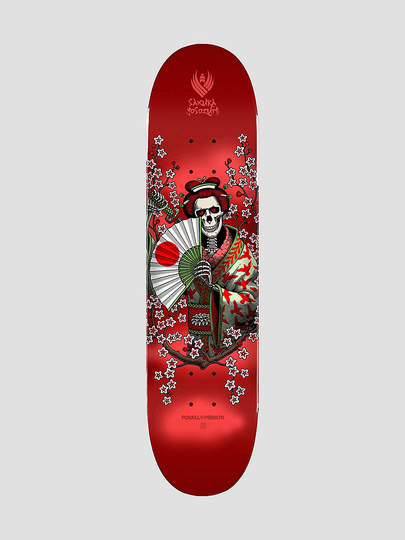 Powell Peralta Flight Pro Yosozumi Samurai 8.25" Skateboard Deck red
