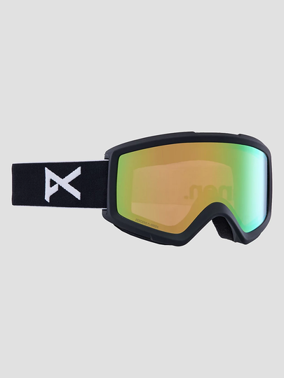 Anon Helix 2 Black (+Bonus Lens) Goggle perceive variable green