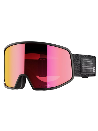 Salomon Lo Fi Sigma Black Grunge Goggle uni p red
