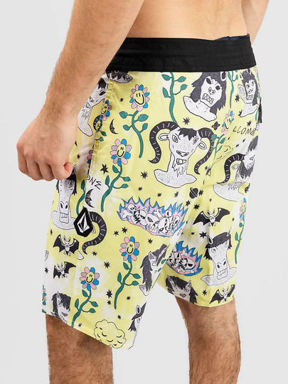 Volcom Surf Vitals Ozzy Stoney 19" Boardshorts glimmer yellow