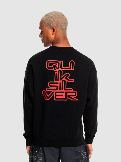 Quiksilver X Stranger Things Reefer Crew Sweater black