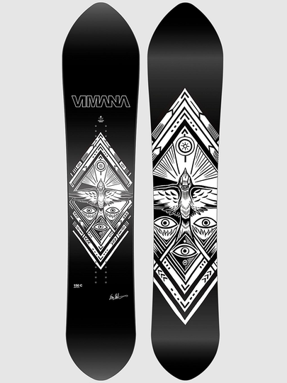 Vimana Ennitime Pow Heka 150 Snowboard black/pink