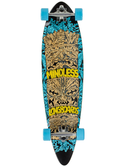 Mindless Longboards Tribal Rogue IV 9.75" Complete blue