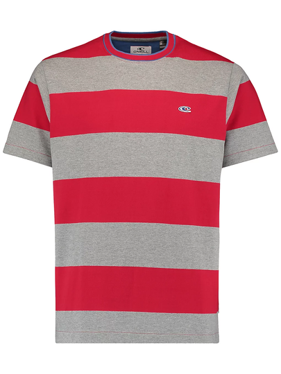 O'Neill Block Stripe T-Shirt haute red