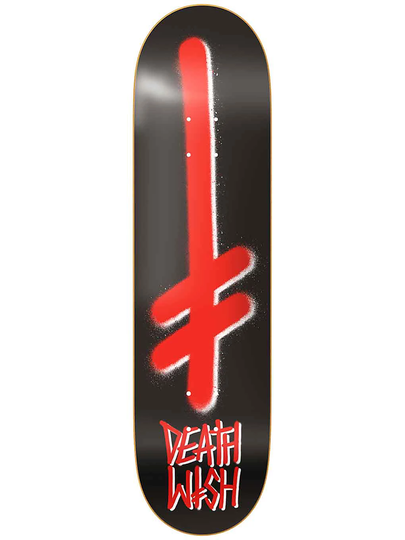 Deathwish Gang Logo Black Red 8.0" Deck uni