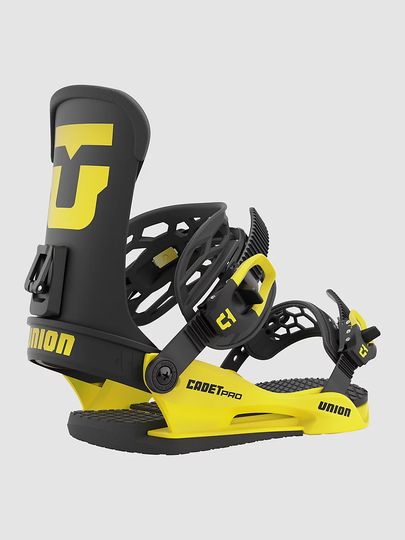 UNION Cadet PRO 2023 Snowboard Bindings electric yellow