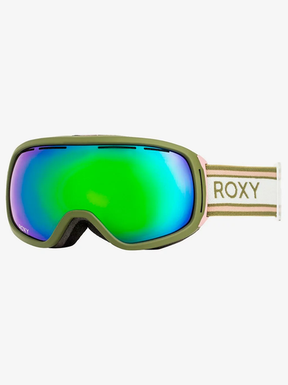 Roxy Rockferry Color Luxe Burnt Olive Goggle burnt olive