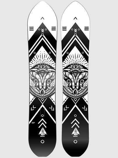 Vimana Vega Heka 156 Snowboard white/black