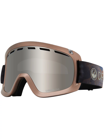 Dragon D1 OTG Slate (+Bonus Lens) Goggle silver ion + amber