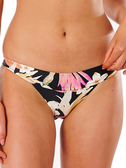 Rip Curl North Shore Mirage Cheeky Bikini Bottom black