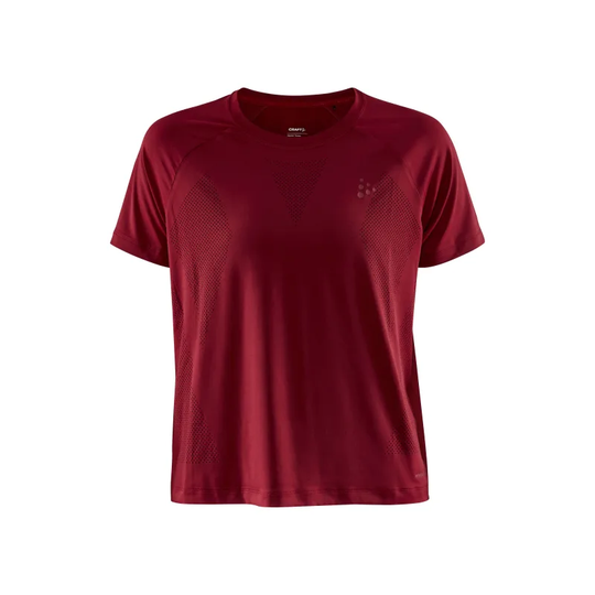 Women's Adv Charge Perforated Tee