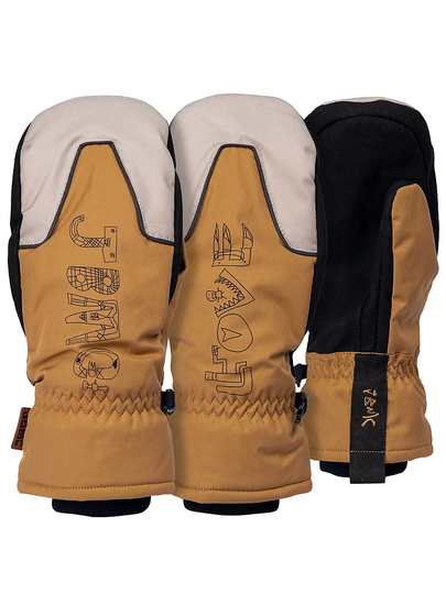 JBMC Love JBMC Mittens brown