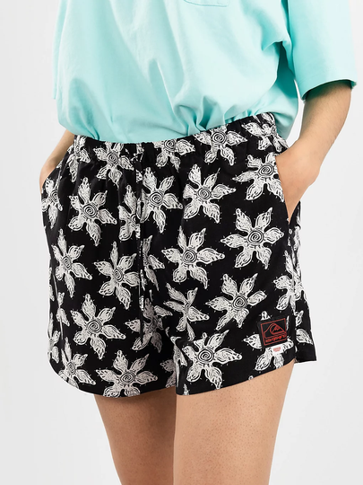 Quiksilver X Stranger Things Upside Down Aop Shorts upsidown monster flower