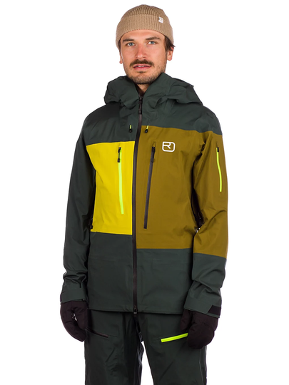 Ortovox 3L Deep Shell Jacket green pine