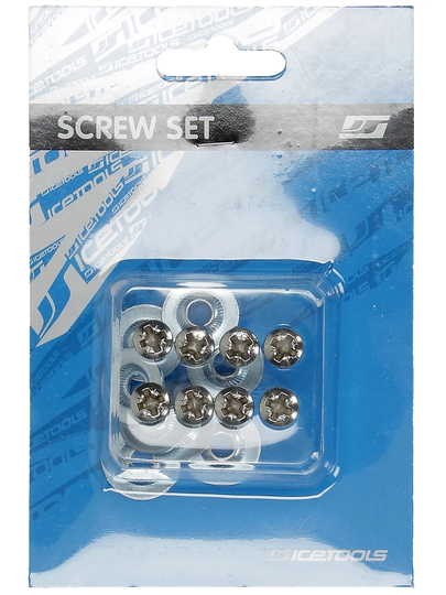 Icetools Mountain Screws 18mm black/silver