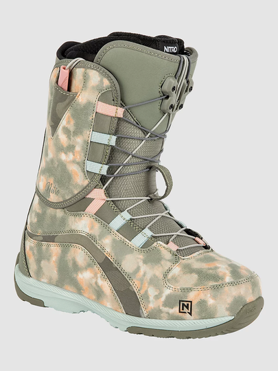 Nitro Futura TLS 2023 Snowboard Boots l1 camo/rose