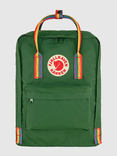 Fjällräven Kanken Rainbow Backpack spruce grn/rainbow pattrn