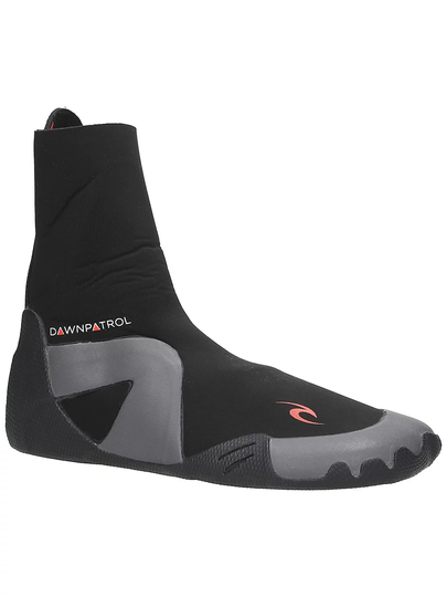 Rip Curl Dawn Patrol 3mm Round Toe Booties black