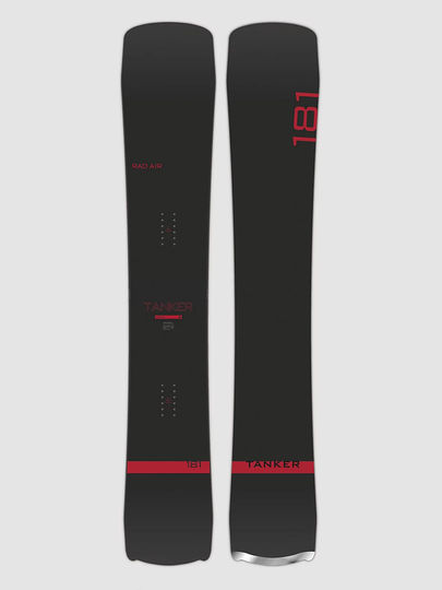 Rad Air Tanker 181 Snowboard black matt/dull